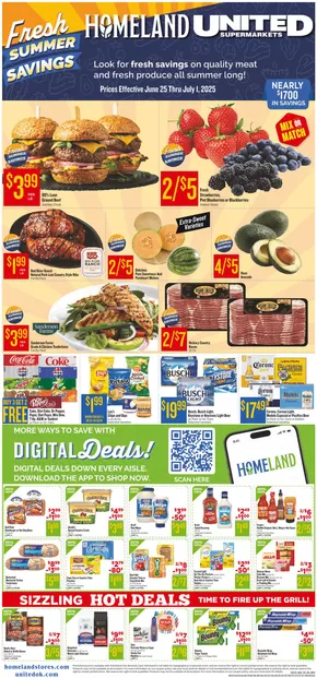 Homeland Market catalogue in Norman OK | Exclusive deals and bargains | 2025-06-25T00:00:00.000Z - 2025-07-01T00:00:00.000Z