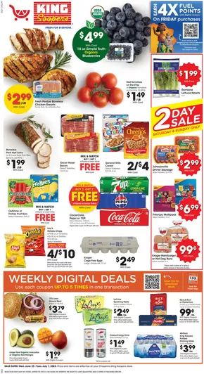 King Soopers catalogue in Aurora CO | Current bargains and offers | 2025-06-25T00:00:00.000Z - 2025-07-01T00:00:00.000Z