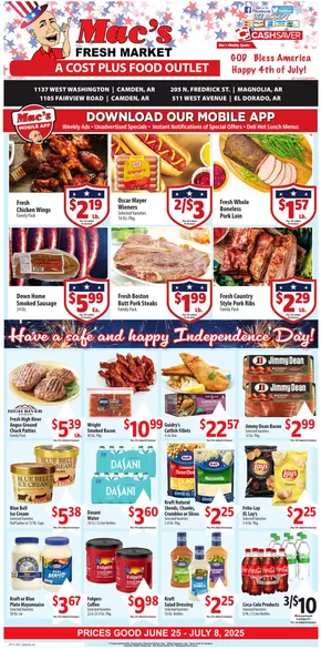 Mac's Market catalogue in Jackson MS | Special offers for you | 2025-06-25T00:00:00.000Z - 2025-07-08T00:00:00.000Z