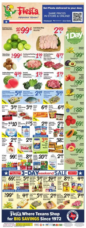 Fiesta Mart catalogue in Garland TX | Current bargains and offers | 2025-06-25T00:00:00.000Z - 2025-07-01T00:00:00.000Z