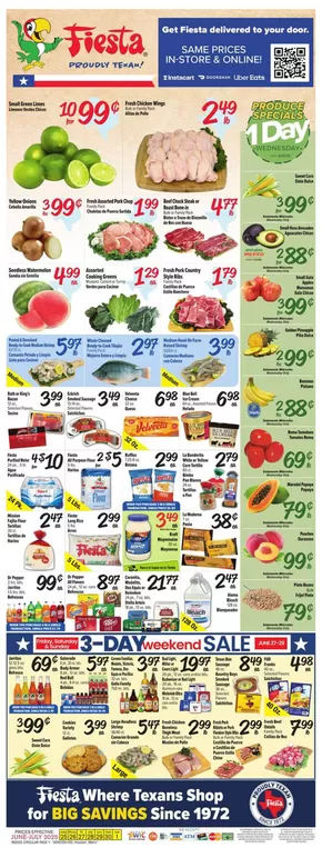 Fiesta Mart catalogue in Houston TX | Our best bargains | 2025-06-25T00:00:00.000Z - 2025-07-01T00:00:00.000Z