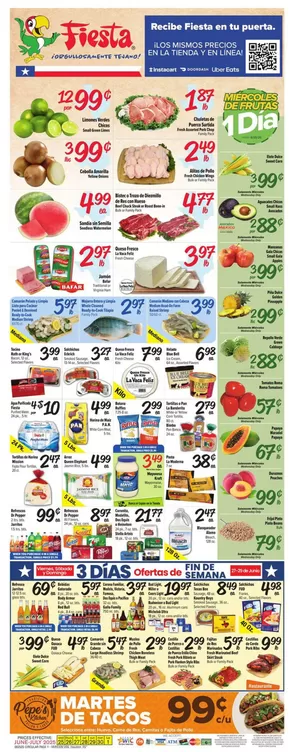 Fiesta Mart catalogue in Pearland TX | Current deals and offers | 2025-06-25T00:00:00.000Z - 2025-07-01T00:00:00.000Z
