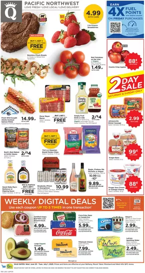 QFC catalogue in Mount Vernon WA | Exclusive deals and bargains | 2025-06-25T00:00:00.000Z - 2025-07-01T00:00:00.000Z