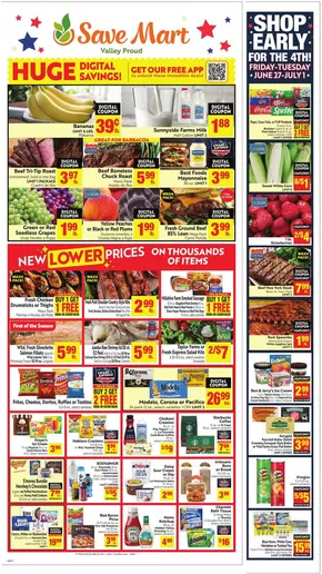 Save Mart catalogue in Monterey CA | Weekly | 2025-06-25T00:00:00.000Z - 2025-07-01T00:00:00.000Z