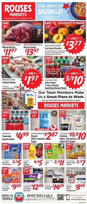 Rouses catalogue in Diamondhead MS | Weekly Ad | 2025-06-25T00:00:00.000Z - 2025-07-02T00:00:00.000Z