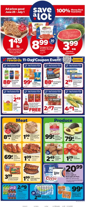 Save a Lot catalogue in Rensselaer IN | Discounts and promotions | 2025-06-25T00:00:00.000Z - 2025-07-01T00:00:00.000Z