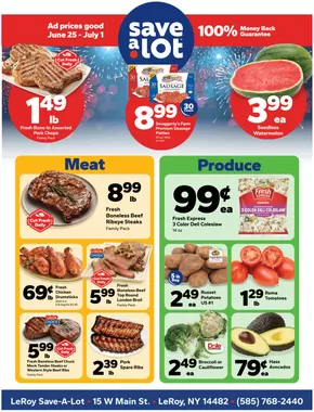 Save a Lot catalogue in Caledonia NY | Great offer for all customers | 2025-06-25T00:00:00.000Z - 2025-07-01T00:00:00.000Z