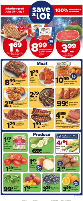 Save a Lot catalogue in Benton MS | Top offers for smart savers | 2025-06-25T00:00:00.000Z - 2025-07-01T00:00:00.000Z