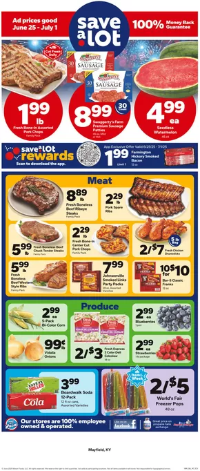 Save a Lot catalogue in Bradford TN | Offers for bargain hunters | 2025-06-25T00:00:00.000Z - 2025-07-01T00:00:00.000Z