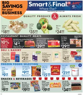 Smart & Final catalogue in Murrieta CA | Business & Club Savings (06/25/2025 - 07/08/2025)  | 2025-06-24T00:00:00.000Z - 2025-07-08T00:00:00.000Z
