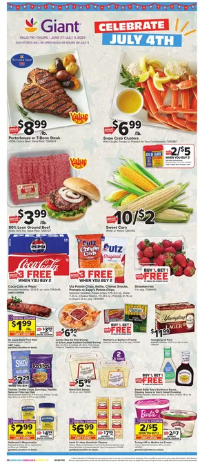 Giant Food catalogue in Ambler PA | Top offers for smart savers | 2025-06-27T00:00:00.000Z - 2025-07-03T00:00:00.000Z