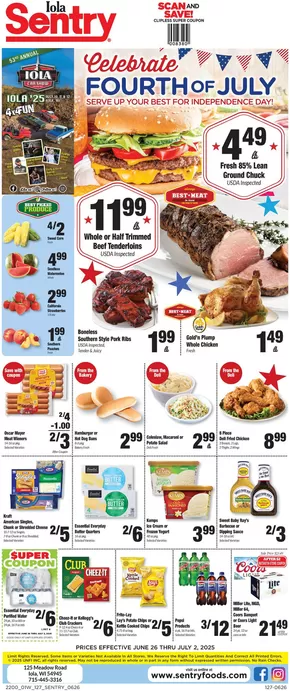 Sentry catalogue in Waupaca WI | Weekly Ad | 2025-06-26T00:00:00.000Z - 2025-07-02T00:00:00.000Z