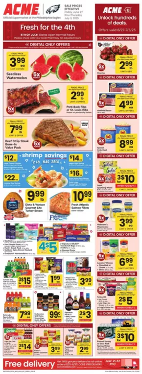 ACME catalogue in Newark DE | Weekly Ad | 2025-06-27T00:00:00.000Z - 2025-07-03T00:00:00.000Z