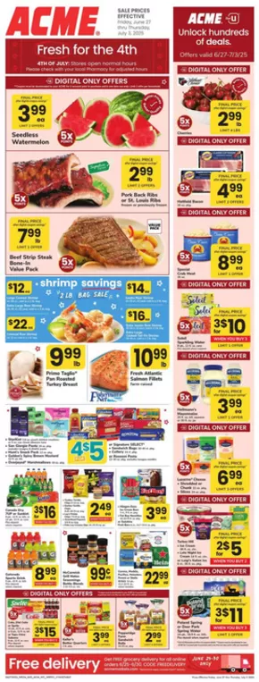 ACME catalogue in South Amboy NJ | Weekly Ad | 2025-06-27T00:00:00.000Z - 2025-07-03T00:00:00.000Z