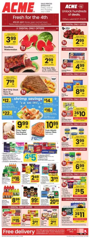 ACME catalogue in Stamford CT | Weekly Ad | 2025-06-27T00:00:00.000Z - 2025-07-03T00:00:00.000Z