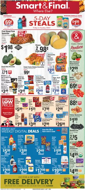 Smart & Final catalogue | Discounts and promotions | 2025-06-27T00:00:00.000Z - 2025-07-01T00:00:00.000Z
