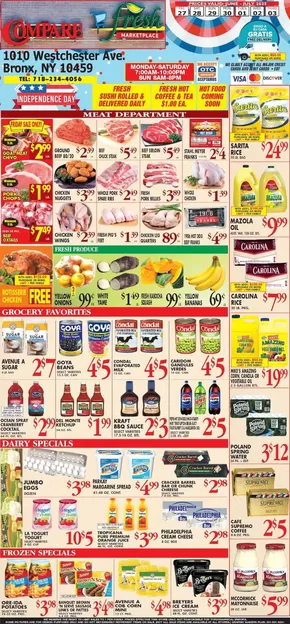 Compare Foods catalogue in Woodhaven NY | Exclusive deals for our customers | 2025-06-27T00:00:00.000Z - 2025-07-03T00:00:00.000Z