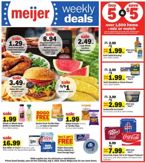 Meijer catalogue in Covert MI | Exclusive deals for our customers | 2025-06-29T00:00:00.000Z - 2025-07-05T00:00:00.000Z