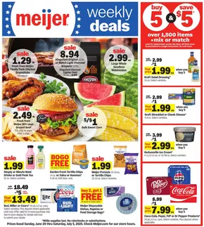 Meijer catalogue in Covert MI | Current bargains and offers | 2025-06-29T00:00:00.000Z - 2025-07-05T00:00:00.000Z