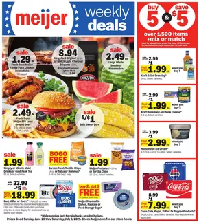 Meijer catalogue in Covert MI | Great offer for bargain hunters | 2025-06-29T00:00:00.000Z - 2025-07-05T00:00:00.000Z