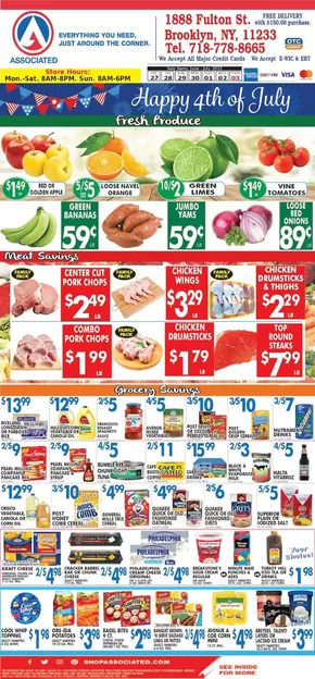 Associated catalogue in New York | Special offers for you | 2025-06-27T00:00:00.000Z - 2025-07-03T00:00:00.000Z