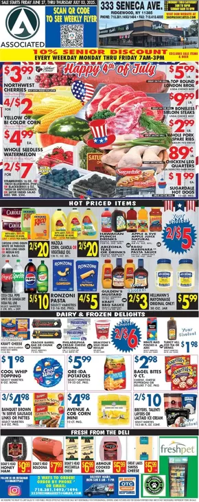 Associated catalogue in New York | Current deals and offers | 2025-06-27T00:00:00.000Z - 2025-07-03T00:00:00.000Z