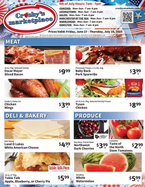 Catalog Crosby's Marketplace 