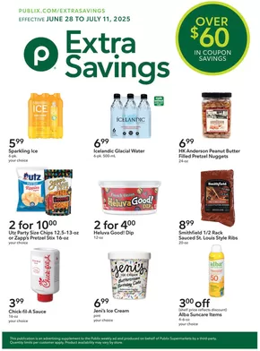 Publix catalogue in Wilsonville AL | Publix Extra Savings | 2025-06-28T00:00:00.000Z - 2025-07-11T00:00:00.000Z