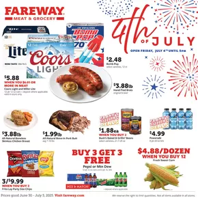 Fareway catalogue in Omaha NE | Exclusive deals for our customers | 2025-06-30T00:00:00.000Z - 2025-07-05T00:00:00.000Z
