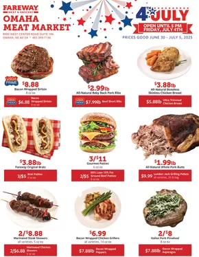 Fareway catalogue in Omaha NE | Current deals and offers | 2025-06-30T00:00:00.000Z - 2025-07-05T00:00:00.000Z