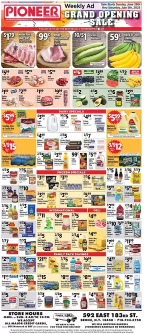 Pioneer Supermarkets catalogue | Current special promotions | 2025-06-29T00:00:00.000Z - 2025-07-05T00:00:00.000Z