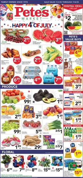 Pete's Fresh Market catalogue in Chicago IL | Top deals and discounts | 2025-07-02T00:00:00.000Z - 2025-07-08T00:00:00.000Z