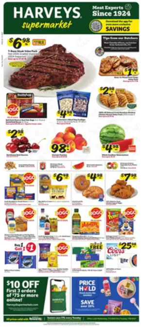 Harveys Supermarkets catalogue | Great discounts on selected products | 2025-07-02T00:00:00.000Z - 2025-07-08T00:00:00.000Z