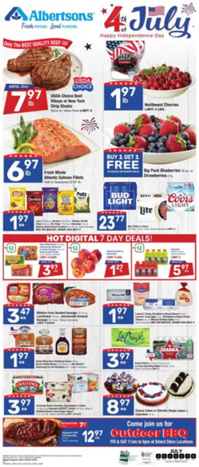 Albertsons catalogue in Fort Bliss TX | Exclusive deals for our customers | 2025-07-02T00:00:00.000Z - 2025-07-08T00:00:00.000Z