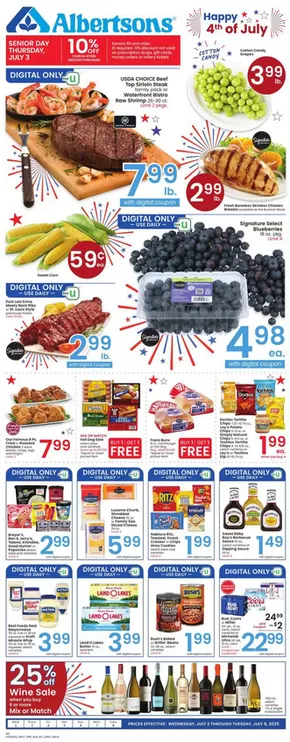 Albertsons catalogue in Great Falls MT | Attractive special offers for everyone | 2025-07-02T00:00:00.000Z - 2025-07-08T00:00:00.000Z