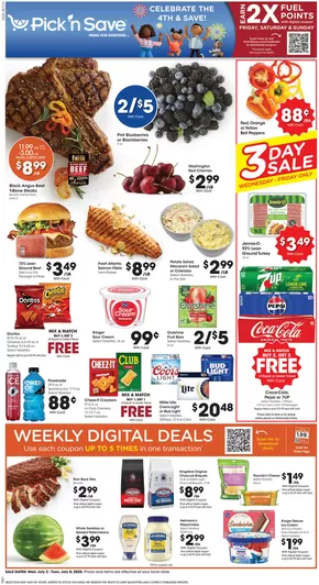 Pick'n Save catalogue in Waukesha WI | Wide range of offers | 2025-07-02T00:00:00.000Z - 2025-07-08T00:00:00.000Z