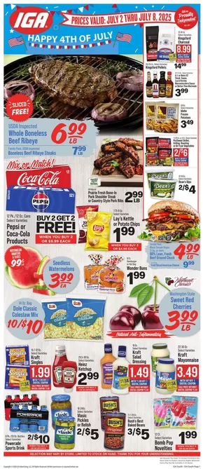 IGA catalogue in Burkesville KY | Current deals and offers | 2025-07-02T00:00:00.000Z - 2025-07-08T00:00:00.000Z