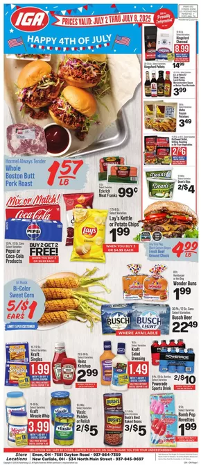 IGA catalogue in Burkesville KY | Save now with our deals | 2025-07-02T00:00:00.000Z - 2025-07-08T00:00:00.000Z