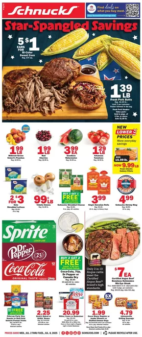 Schnucks catalogue in Evansville IN | Attractive special offers for everyone | 2025-07-02T00:00:00.000Z - 2025-07-08T00:00:00.000Z