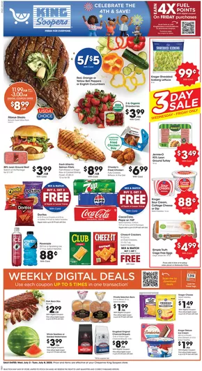 King Soopers catalogue in Littleton CO | Great discounts on selected products | 2025-07-02T00:00:00.000Z - 2025-07-08T00:00:00.000Z
