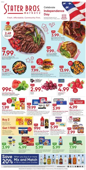 Stater Bros catalogue in Lake Elsinore CA | Great offer for bargain hunters | 2025-07-02T00:00:00.000Z - 2025-07-08T00:00:00.000Z