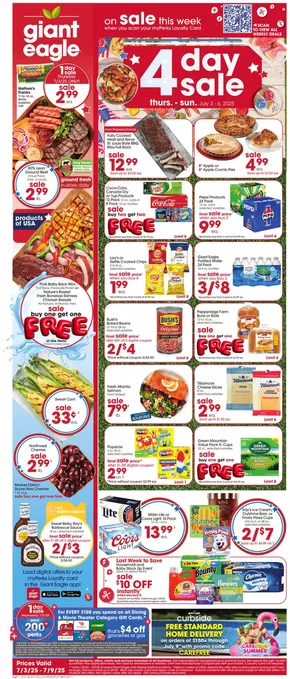 Giant Eagle catalogue in Brookfield OH | Our best offers for you | 2025-07-03T00:00:00.000Z - 2025-07-09T00:00:00.000Z