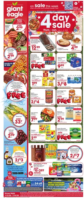 Giant Eagle catalogue in Frederick MD | Exclusive deals and bargains | 2025-07-03T00:00:00.000Z - 2025-07-09T00:00:00.000Z