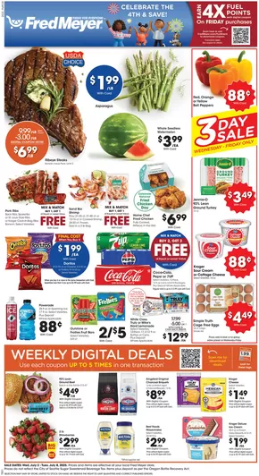 Fred Meyer catalogue in Seattle WA | Current deals and offers | 2025-07-02T00:00:00.000Z - 2025-07-08T00:00:00.000Z