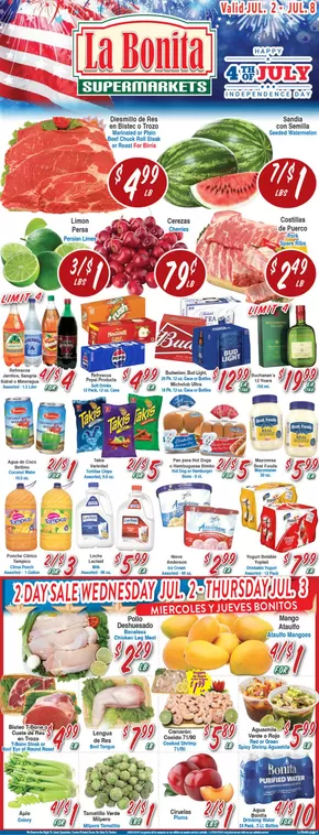 La Bonita Supermarkets catalogue in Henderson NV | La Bonita Supermarkets weekly ad | 2025-07-02T00:00:00.000Z - 2025-07-08T00:00:00.000Z