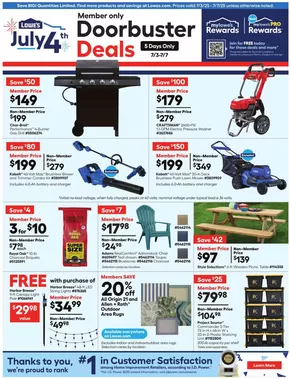 Lowe's catalogue in Visalia CA | Exclusive deals and bargains | 2025-07-03T00:00:00.000Z - 2025-07-07T00:00:00.000Z