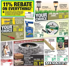 Menards catalogue in Livonia MI | Menards Weekly Ad July 3 – July 13, 2025 | 2025-07-06T00:00:00.000Z - 2025-07-13T00:00:00.000Z
