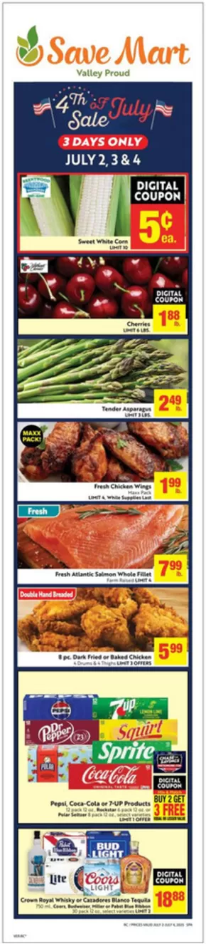Save Mart catalogue in Modesto CA | Current bargains and offers | 2025-07-02T00:00:00.000Z - 2025-07-08T00:00:00.000Z