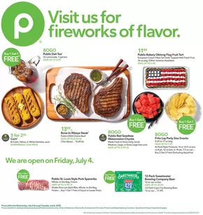 Publix catalogue | Current bargains and offers | 2025-07-02T00:00:00.000Z - 2025-07-08T00:00:00.000Z
