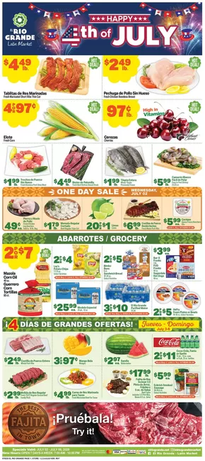 El Rio Grande catalogue in Garland TX | elriogrande weekly ad | 2025-07-02T00:00:00.000Z - 2025-07-08T00:00:00.000Z